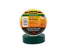 Scotch® Vinyl Electrical Tape 35, new packaging, Green