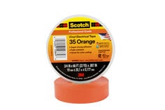 Scotch® Vinyl Electrical Tape 35, new packaging, Orange