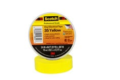 Scotch® เทปพันสายไฟ ทนยูวี สีเหลือง 35