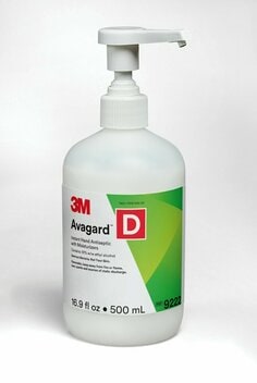 3M™ Avagard™ D Instant Hand Antiseptic with Moisturizers (61% w/w ethyl alcohol) 9222