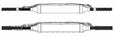 3M™ Molded Rubber Splice 5451R-CIR-1/0-840, CN and JCN Cable, 25/28 kV, 1 per case