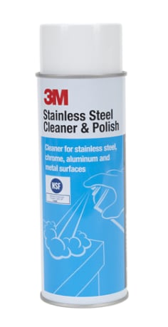 3M™ Stainless Steel Cleaner and Polish, Aerosol, 21 oz.