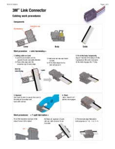 3M(TM) Link Connector Cabling Work Procedures