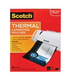 TP3854-50 Scotch(TM) Thermal Laminating Pouches