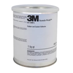 3M™ Scotch-Weld™ Neoprene High Performance Rubber and Gasket Adhesive 1300L Yellow Quart Case 12