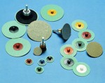 3M™ Roloc™ Flexible Diamond Disc 6234J, M20, TR, White, 1-1/2 in, Die R150S, 10 ea/Case