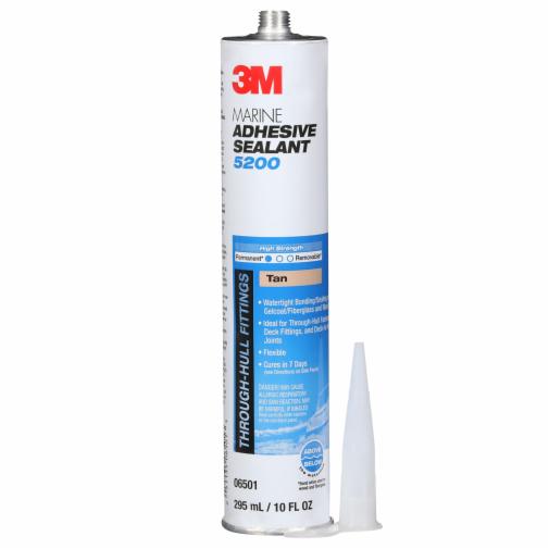 3M™ Marine Adhesive Sealant 5200, Tan, 295 mL Cartridge, 12/Case  
