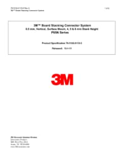 3M(TM) Board Stacking Connector System, P05N Series