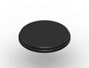 3M™ Bumpon Protective Products SJ57B1 Black, 3000/Caseimage