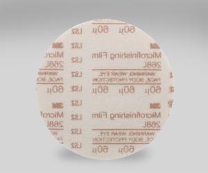 3M™ Hookit Microfinishing Film Disc 268L, 60 Mic 3MIL, Type D, 5 in x NH, Die 500X, 25/Pac, 500 ea/Caseimage