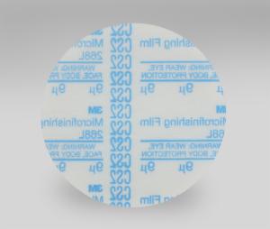 3M™ Hookit Microfinishing Film Disc 268L, 9 Mic 3MIL, Type D, 5 in x NH, Die 500X, 25/Pac, 500 ea/Caseimage