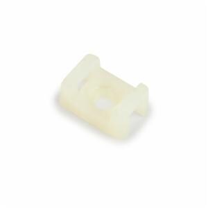 3M™ Cable Tie Base 06299, Screw Mount, Natural/Nylon, 0.87 in x 0.62 in, 100 per bag, 500/Case image 3M™ Cable Tie Base 06299, Screw Mount, Natural/Nylon, 0.87 in x 0.62 in, 100 per bag, 500/Caseimage