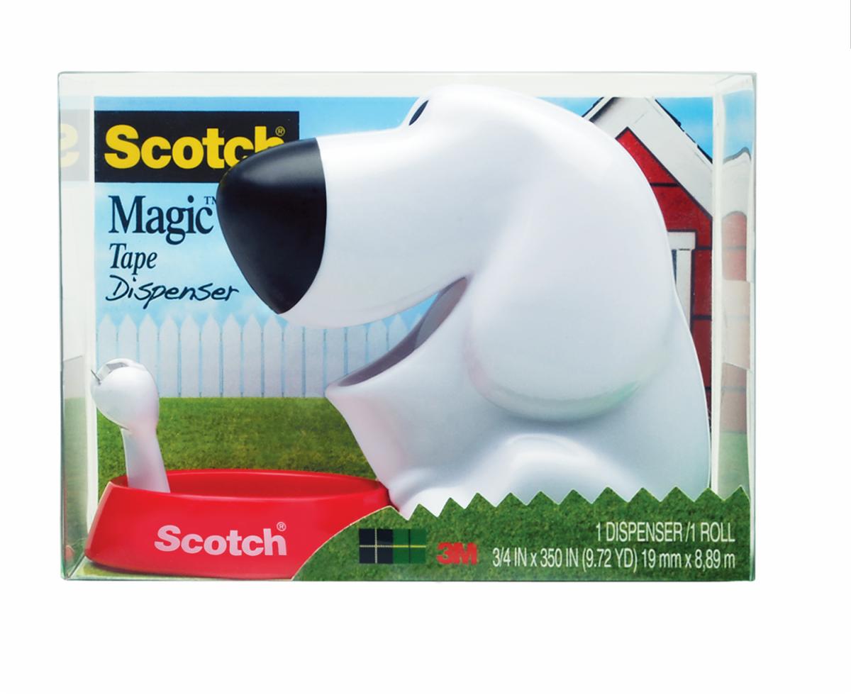 Scotch® Dispenser with Magic™ Tape C31DOG 3M Indonesia