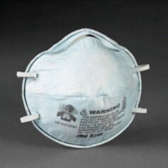 3M Particulate Respirator 8246 R95 with Nuisance Level Acid Gas Relief 120 ea Case 3M India