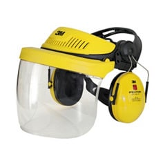 3M™ Headgear Combination Industrial Polycarbonate G500V5F11H510-GU, Yellow