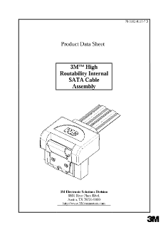 3M(TM) High- Routability Internal SATA Cable Assembly, PS0117