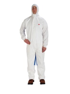 3M™ Protective Coverall 4535, M, White+Blue, 20 EA/Case | 3M