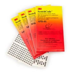 3M(TM) Scotchcode(TM) Pre-printed Wire Marker Books SPB