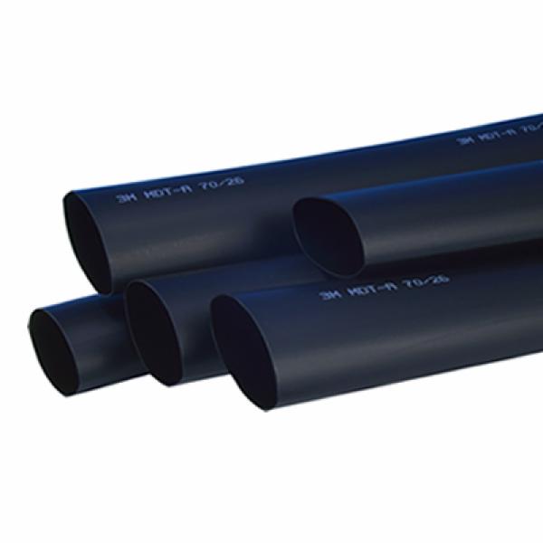 ™ Medium-Duty Adhesive-Lined Polyolefin Heat Shrink Tube MDT 3000 Black 6-in pieces