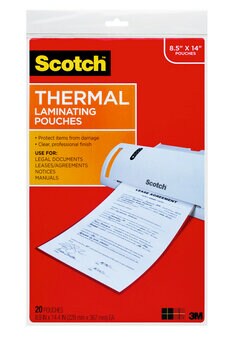 Scotch Thermal Laminating Pouches