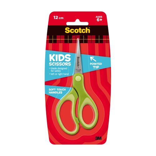 Scotch™ Scissors, Kids, Scherpe Punt, Zachte Handgreep, 12 cm