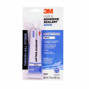 3M™ Marine Adhesive Sealant 5200, White, 3 oz Tube, 6/Caseimage