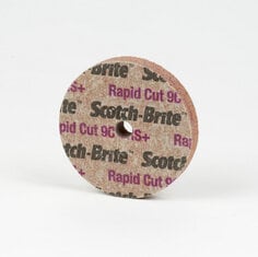 Scotch-Brite™ Rapid Cut Unitized Wheel, 3 in, 7C CRS+