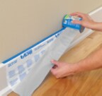 ScotchBlue™ Tape + Plastic Dispenser (PTD2093-24UU) Baseboard Application