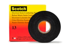 Nastro per media tensione Scotch™ 13, nero, 19 mm x