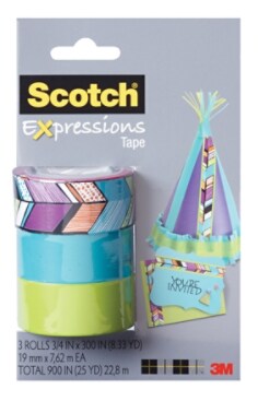 Scotch (R) Expressions Tape C214-3PK-4