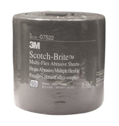 Scotch-Brite(TM) Multi-Flex Abrasive Sheet Rl, 07522, SULF, Gray