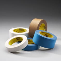 3M(TM) Single-Coated Repulpable Tape R3127 White Blue Kraft