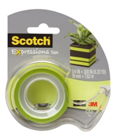 Scotch (R) Expressions Tape C214-GRN-D