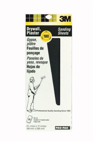 3M™ Pro-Pak Drywall Sanding Screens 99439NA, 180 grit, 10 sheets/pkimage