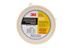 3M(TM) Polyethylene Film Tape 483 White, 2 in x 36 yd