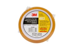 3M(TM) Polyethylene Film Tape 483 Transparent, 1 in x 36 yd