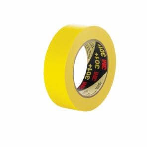 3M™ Performance Yellow Masking Tape 301+, 12 mm x 55 m, 6.3 mil, 72 Roll/Case image 3M™ Performance Yellow Masking Tape 301+, 12 mm x 55 m, 6.3 mil, 72 Roll/Caseimage