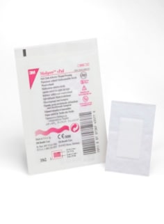 Medipore +Pad Soft Cloth Adhesive Wound Dressing 3562, white