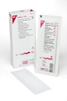 Medipore +Pad Soft Cloth Adhesive Wound Dressing 3571, white