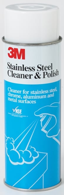 3M(TM) Stainless Steel Cleaner and Polish, 21 oz Aerosol, 6/case