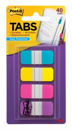 Post-it Tabs 676-AYPV, .625 in. x 1.5 in. (15,8 mm x 38,1 mm)image