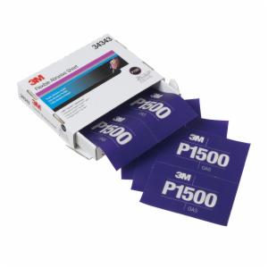 3M™ Hookit Flexible Abrasive Sheet, 34343, P1500, 5.5 in x 6.8 in, 25 sheets per carton, 5 cartons per caseimage