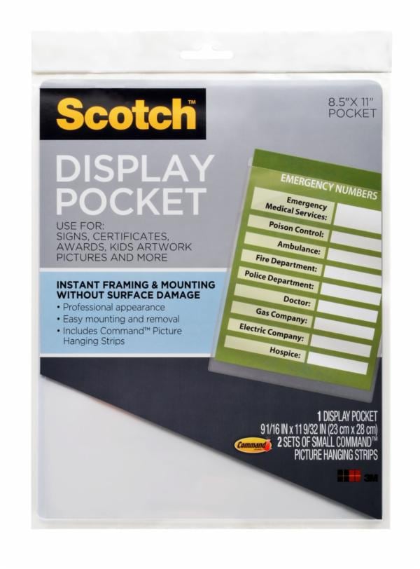 Scotch Display Pockets WL854C