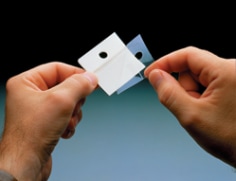 Hang Tab 1075 2x2 round hole