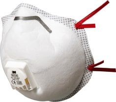 3M™ 9936 Mascarilla desechable autofiltrante especial para gases ácidos <VLA FFP3 R D con válvula