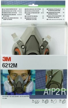 3M™ 6212M Gase-Dämpfe Masken Partikelmaske Packshot