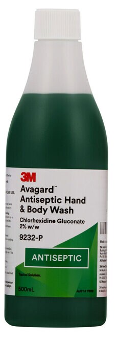 Avagard Antiseptic Hand/Body wash with Chlorhex/Gluconate 2%