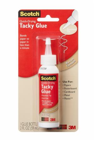 Scotch Quick Drying Tacky Glue 6052A-1, 2 fl oz (59 mL)image