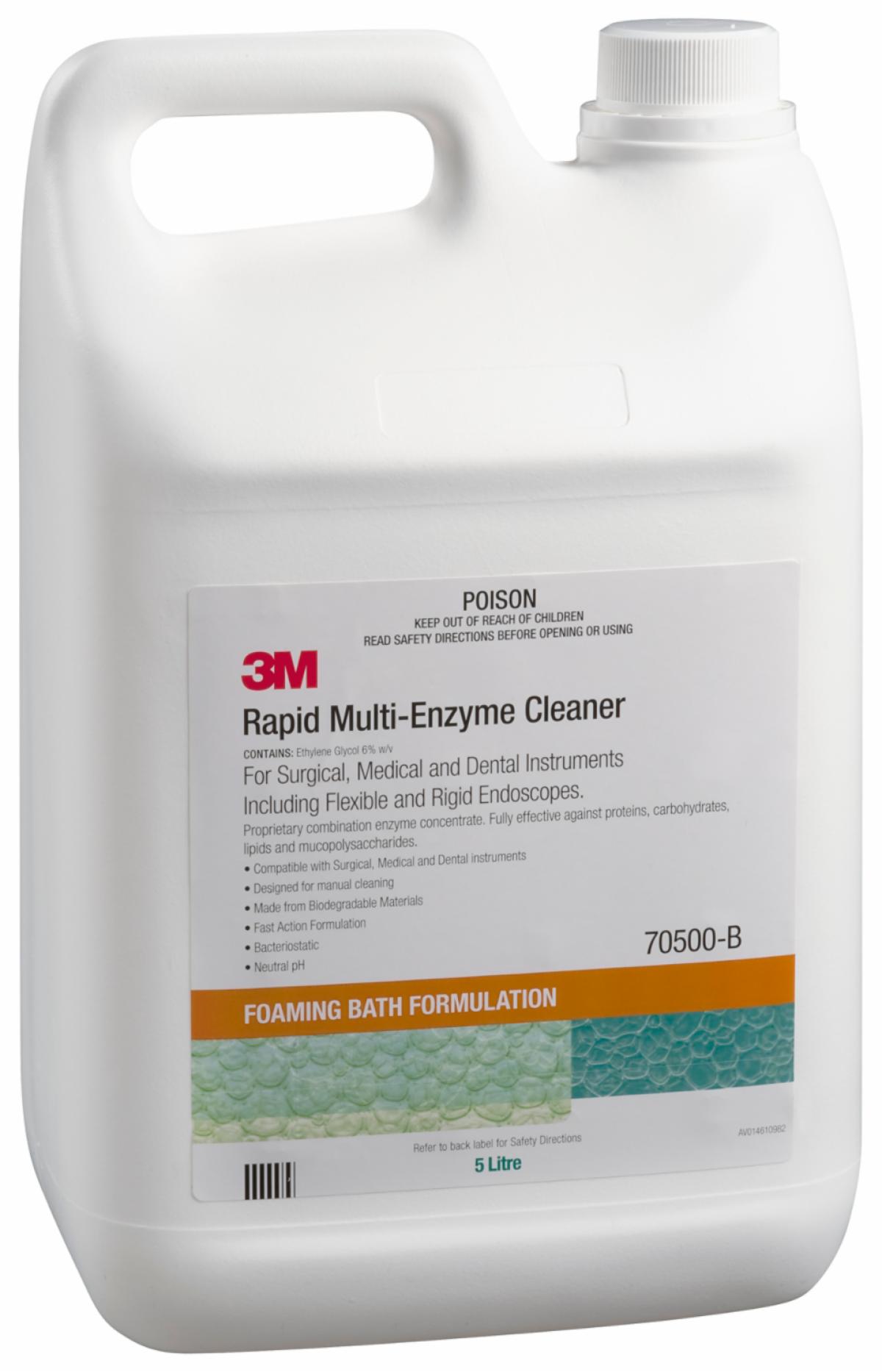 3M™ Rapid MultiEnzyme Cleaner 70500B 3M New Zealand