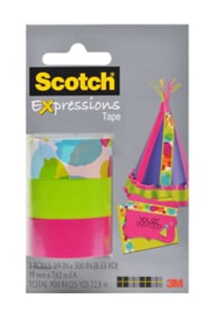 Scotch (R) Expressions Tape C214-3PK-8